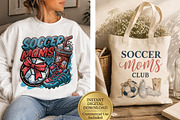 Preppy Soccer Moms Club - 12 PNG, a Sport Illustration by InkyQueenArt (Thumbnail 5 of 6)