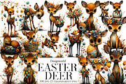 Easter baby deer Clipart, an Illustration by Designworld (Thumbnail 1 of 5)