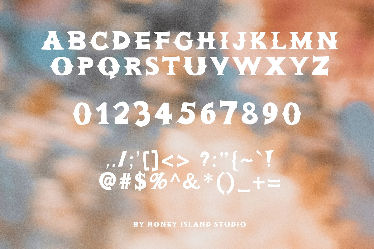 Howdy Honey Western Font, a Serif Font by Honey Island Studio (Photo 3 of 11)