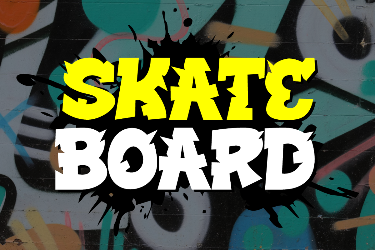 Graff Kotren - Paint & Graffiti Font, a Serif Font by QR Design Studio (Photo 3 of 7)