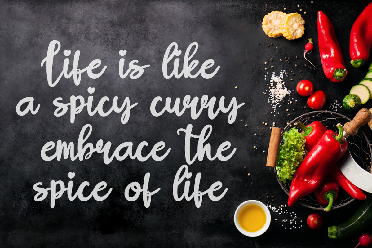 Banana Queen a Sweet Script Font, a Script Font by Bayuktx (Photo 10 of 10)