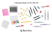 Art Tools, an Object Illustration by Decor Lines (Thumbnail 4 of 15)