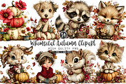 Whimsical Autumn PNG Clipart, a Seasonal Illustration by OK Design (Thumbnail 1 of 6)