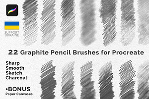 Pencil Brushes Procreate Sketch Pack