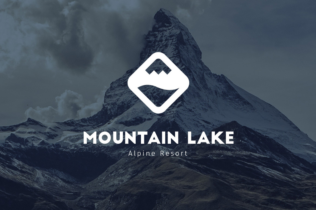 Mountain Lake Alpine Resort Logo, a Branding & Logo Template by blooon (Photo 1 of 5)