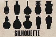 Vase stamps for Procreate, a Brush Add-On by TheWhiteCatLab (Thumbnail 5 of 6)