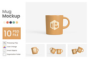 Mug Mockup 10 PSD, a Cups & Container Mockup by Akrinity Digital (Thumbnail 1 of 5)