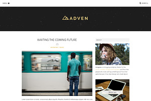 ADVEN - A BLOG PSD TEMPLATE