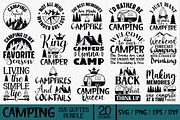 Camping SVG Design Bundle, an Illustration by Crafticy (Thumbnail 1 of 3)