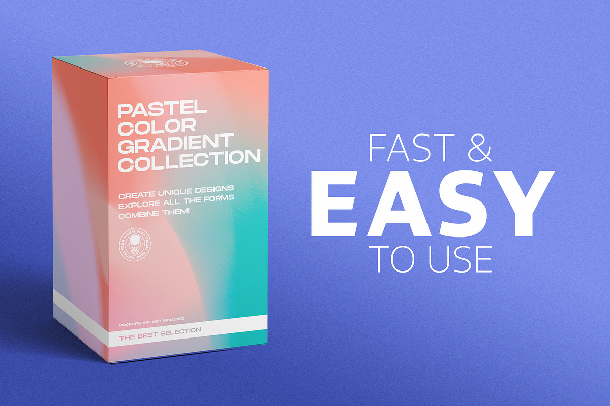 Pastel color gradient collection, a Texture Graphic by Visual Fear (Photo 7 of 12)