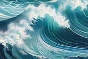 Ocean Waves, a Decorative Illustration by h.utomo (Thumbnail 10 of 31)