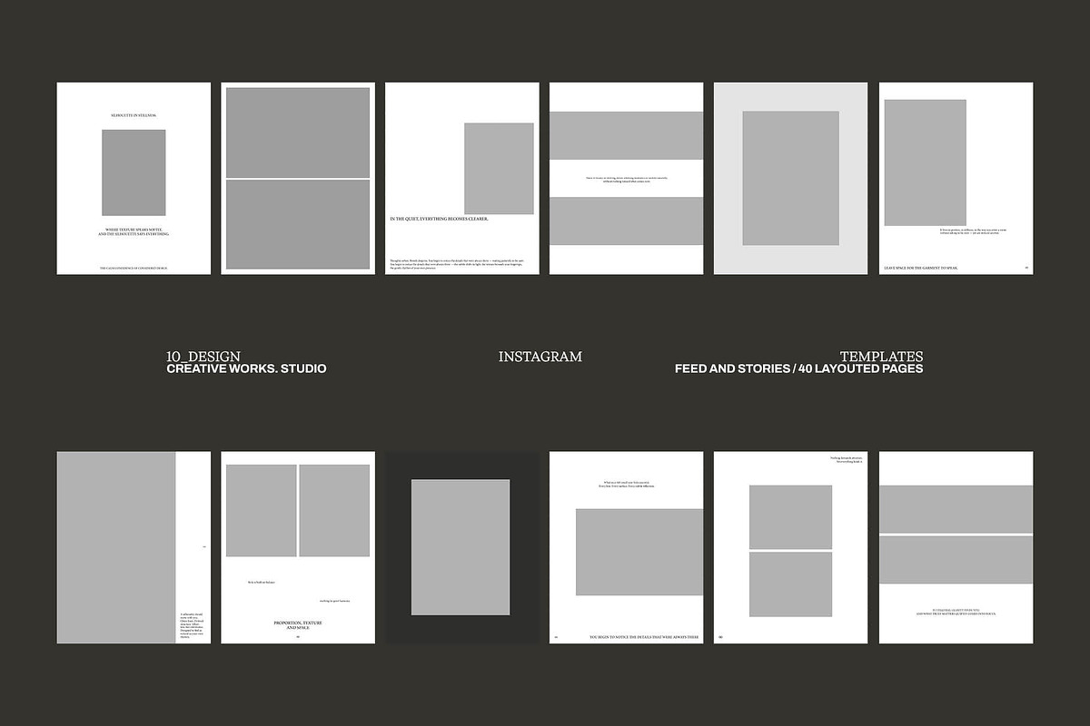 10_Design Instagram Templates, a Social Media Template by CREATIVE WORKS. (Photo 3 of 5)