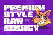 Lokistar - Bold Chunky Display Font, a Sans Serif Font by Flawless And Co (Thumbnail 2 of 10)