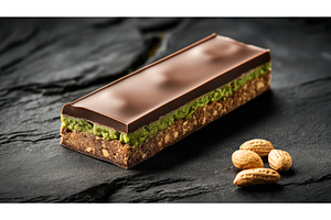 Close-up of a layered chocolate bar, a Food & Drink Photo by Sergey Kotenev