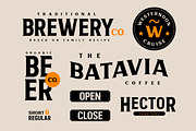 Beclave - Vintage Typeface, a Serif Font by Konstantine Studio (Thumbnail 4 of 7)