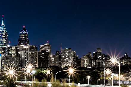 Philadelphia Skyline at Night