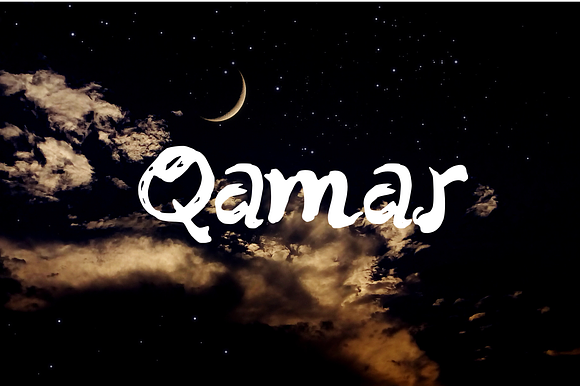 Qamar Handwritten Font preview 5