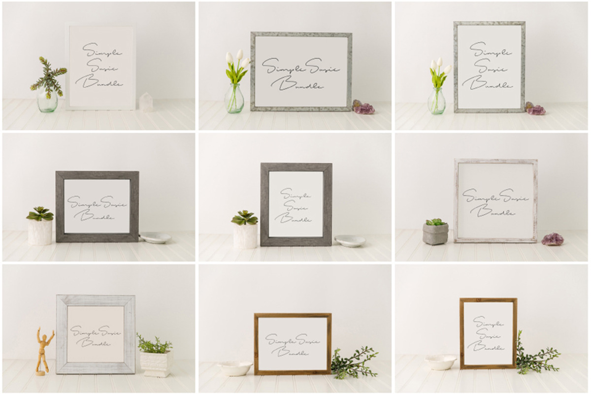 Simple Frame Mock Up Bundle, a Product Mockup by Susie Design Co (Photo 3 of 3)