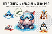 Ugly Cute Summer Sublimation PNG, an Illustration by Artnoy (Thumbnail 1 of 8)