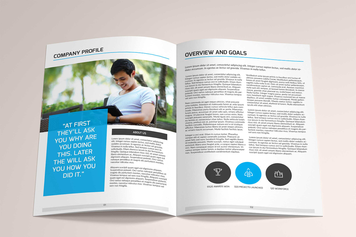 A4 Mobile App Proposal Template, a Templates & Theme by ZohairKhanLtd (Photo 2 of 5)