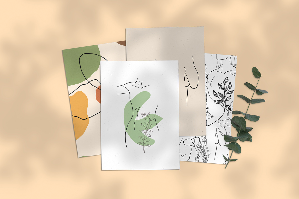 Beauty. Line Art Collection, a Decorative Illustration by Alisha Gronska (Photo 9 of 13)