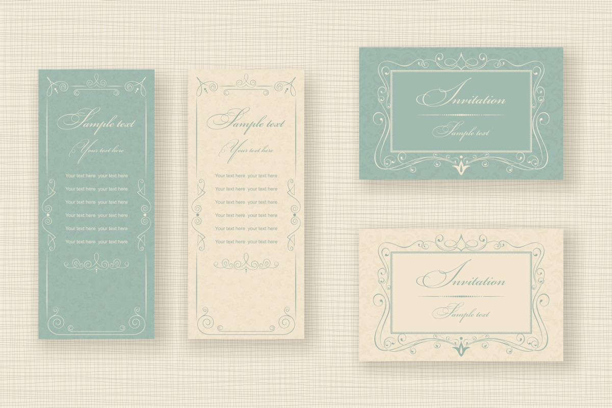 Wedding Invitation set, an Invitation Template by NataLito (Photo 2 of 5)