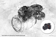 Tech Sketch Art Photoshop Mock-ups, an Action Add-On by SlideSalad (Thumbnail 25 of 27)