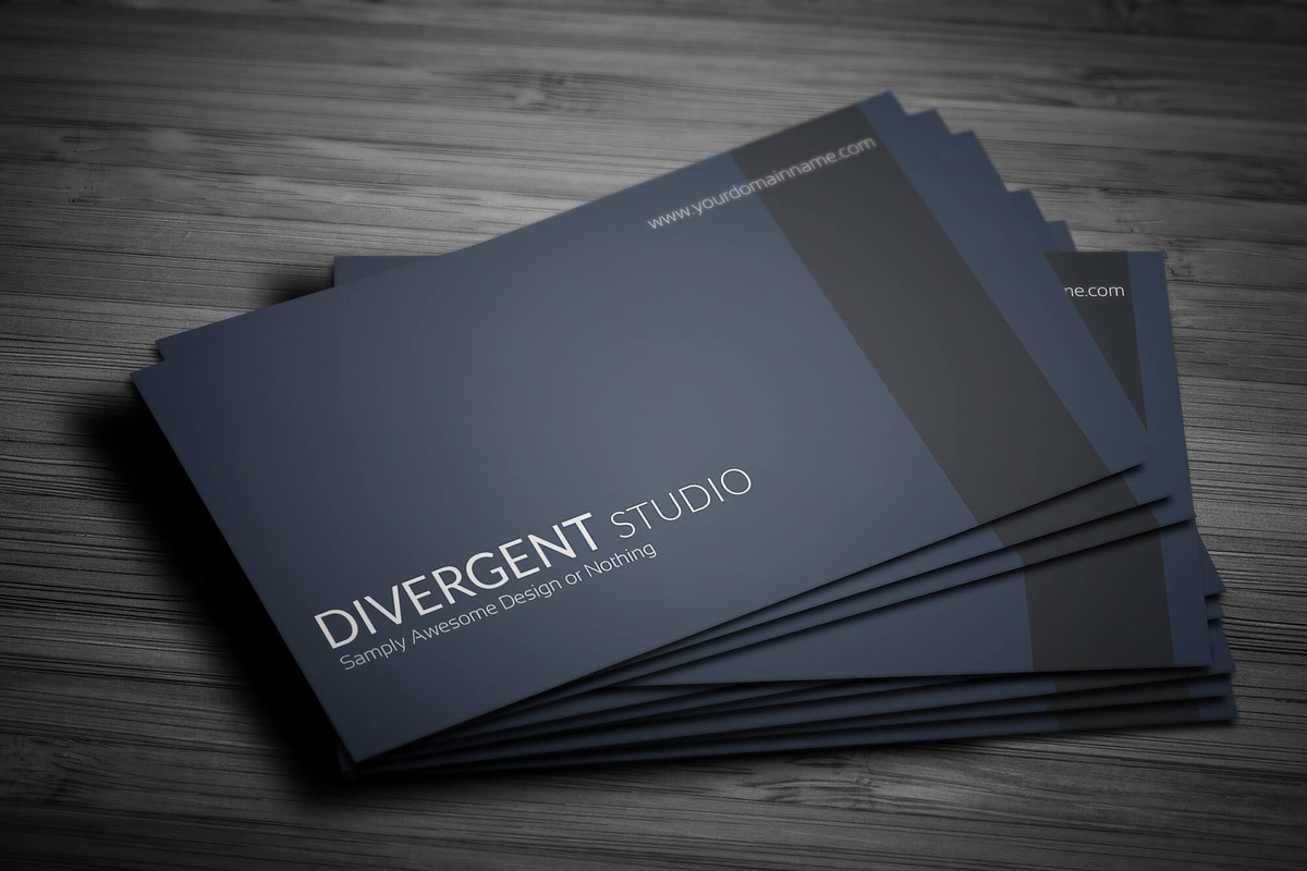 Minimex Business Card, a Business Card Template by Divergent Studio (Photo 4 of 4)