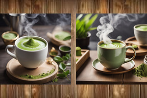 Matcha Latte Cup Green Tea