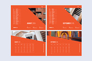 Desk Calendar for 2019, a Stationery Template by Vepix (Thumbnail 9 of 11)