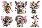 Whimsical Spring Animal Clipart, an Illustration by Daily.Designs (Thumbnail 4 of 7)