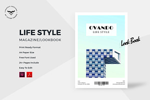 Lifestyle Magazine Lookbook Template