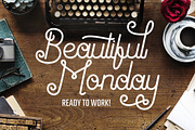 Antiqueline - Monoline Typeface, a Script Font by PutraCetol Studio (Thumbnail 7 of 11)