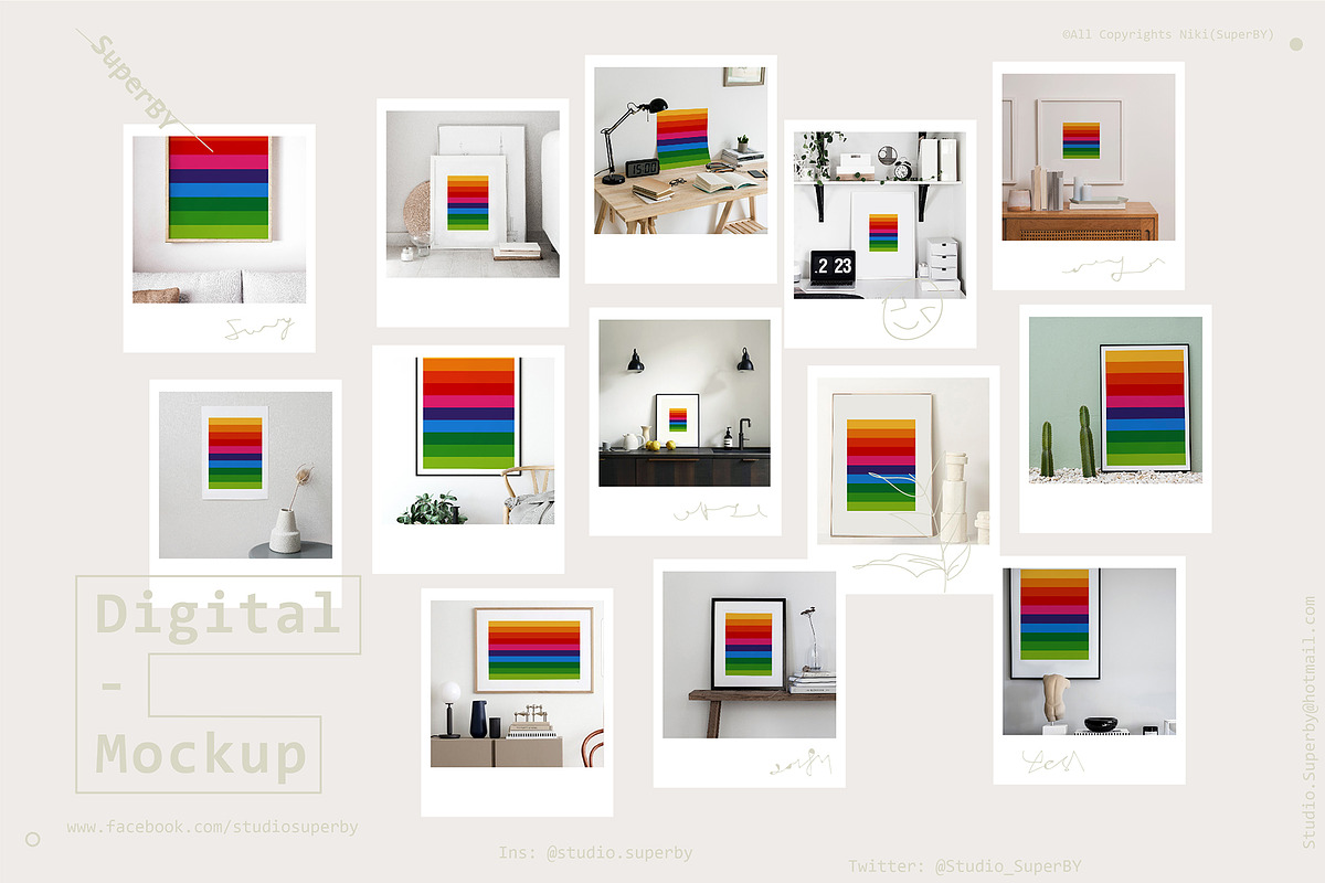 3 Printable Prints Colors Bundle !, a Decorative Illustration by SuperBY Market (Photo 8 of 10)