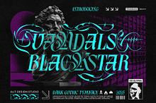 Vandals Blackstar Typeface