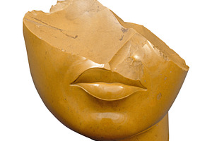 Human face statue from ancient Egypt, an Arts & Entertainment Photo by BOOCYS