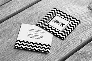 Modern Square Business Card