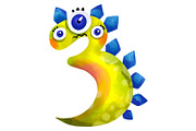 Cute Monster Numbers Clipart Set PNG, an Education Illustration by the_myro (Thumbnail 10 of 12)