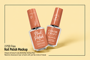 Nail Polish Mockup, an Advertising Mockup by Custom.scene (Thumbnail 1 of 3)