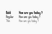Slope Pen, a Script Font by TKDoodle (Thumbnail 2 of 8)