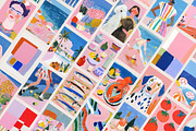 100 Modern Prints - Wall Art Bundle, a Background Graphic by Tomasz Ganclerz (Thumbnail 4 of 9)