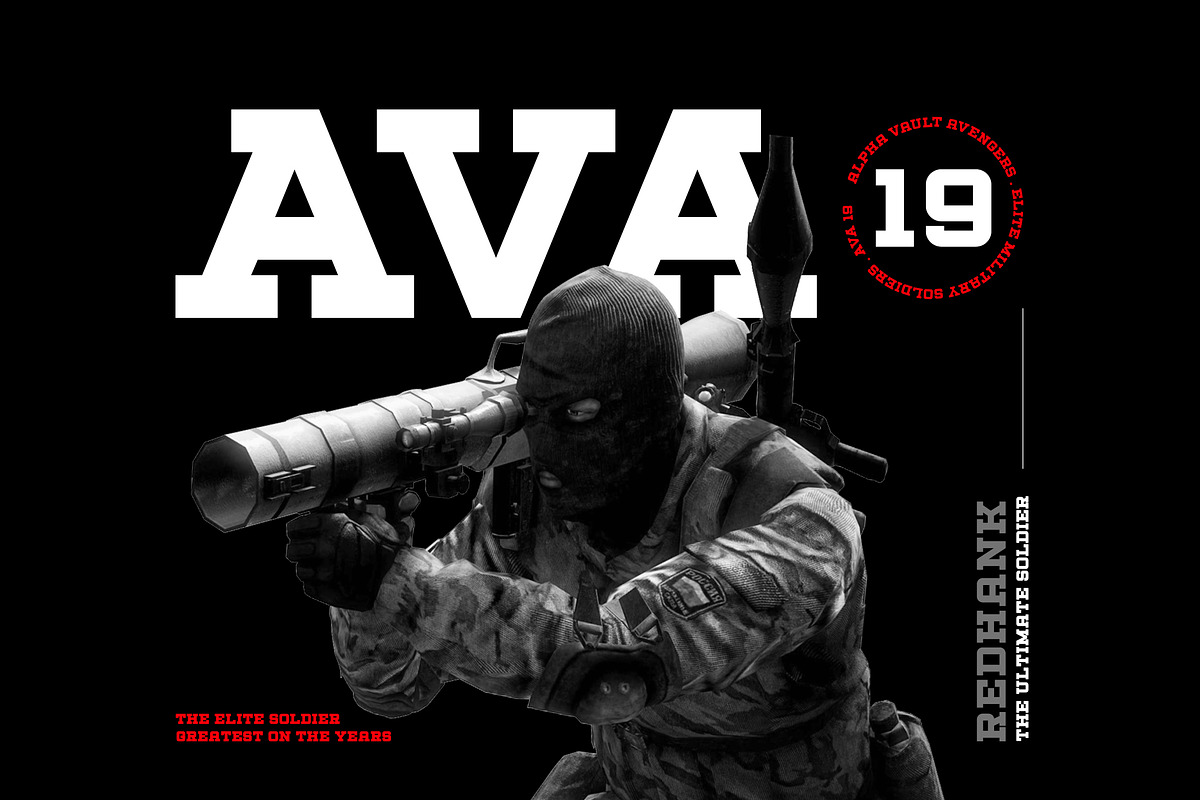 Redhank Slab, a Slab Serif Font by Typia Nesia (Photo 4 of 10)