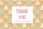 Cool Party clipart and paper set, a Food Illustration by Poppymoondesign (Thumbnail 5 of 5)