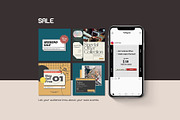 Instagram Engagement Retro CANVA, a Social Media Template by Analogi Studio (Thumbnail 12 of 24)