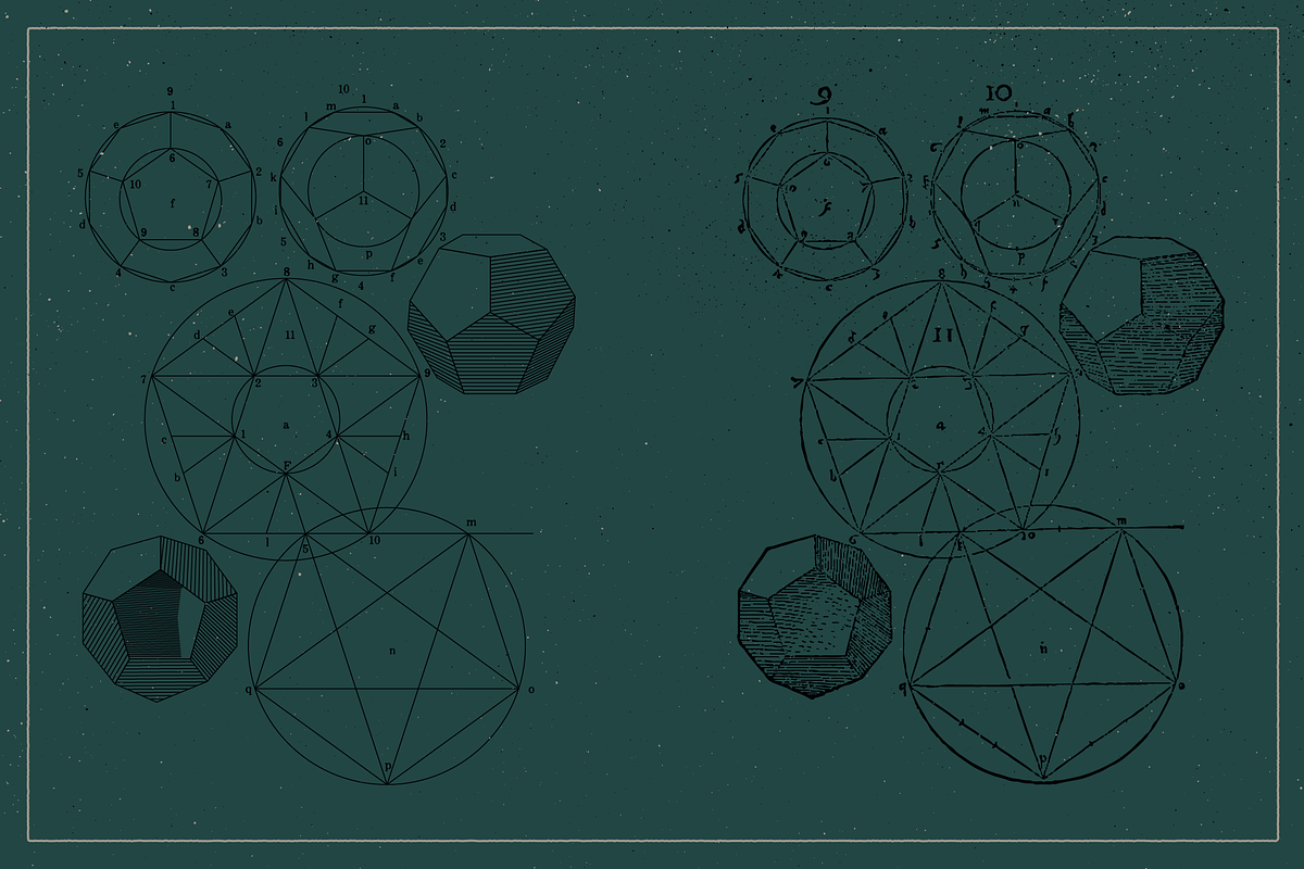 Hirschvogel geometria vector assets, an Object Graphic by The Shop (Photo 4 of 12)