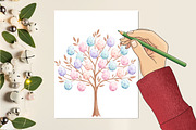 Cute Pastel Easter Clipart, a Seasonal Illustration by RobertsArt (Thumbnail 6 of 7)