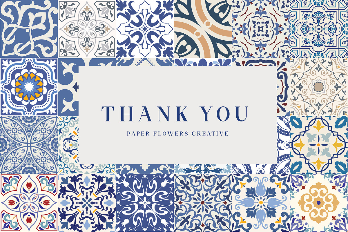 Azulejos Tile Collection, an Object Graphic by Paper Flowers Studio (Photo 11 of 11)