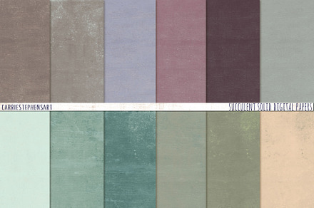 Succulent Solid Digital Backgrounds