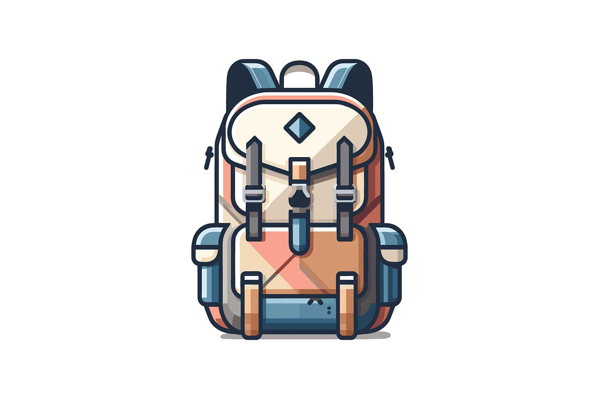 Adventure Hiking Bag Icons, an Object Graphic by yasushie (Photo 10 of 16)