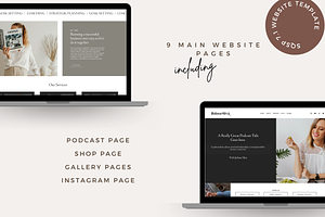 Squarespace 7.1 Template Juliana